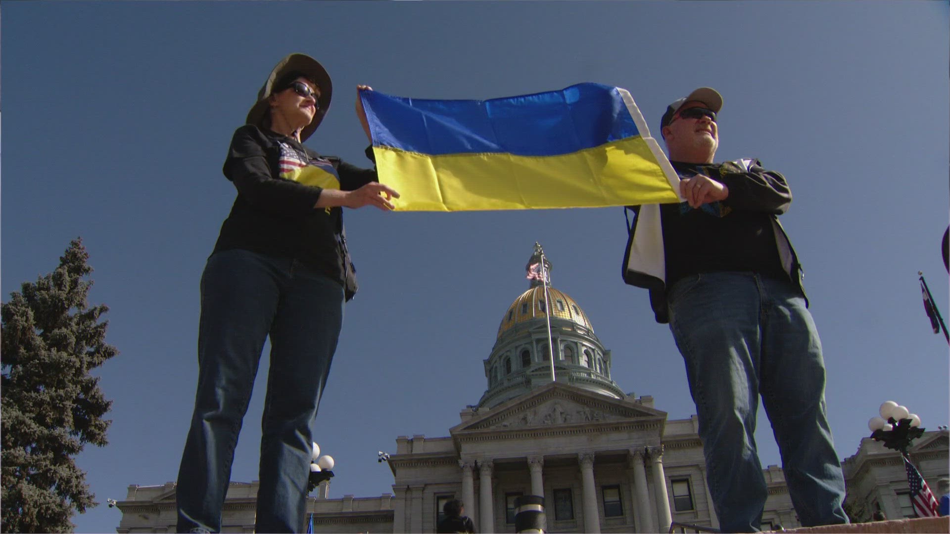 Ukrainians of Colorado said the Colorado State Capitol rally in Denver is part of a larger "Believe in Ukraine" campaign happening in more than 100 cities.