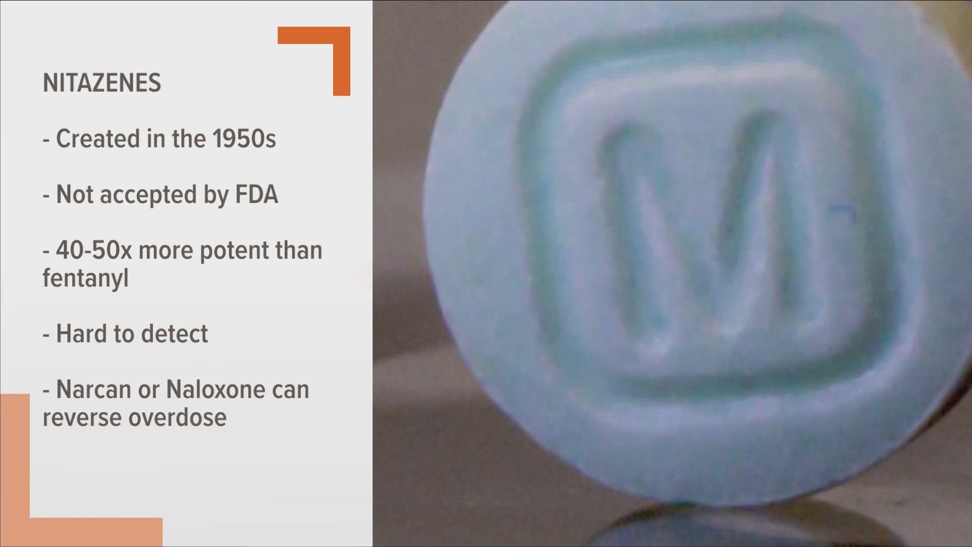 Nitazenes, despite being around for decades, have not been approved by the FDA for consumer use. Multiple doses of Naloxone may be needed to reverse its effects.