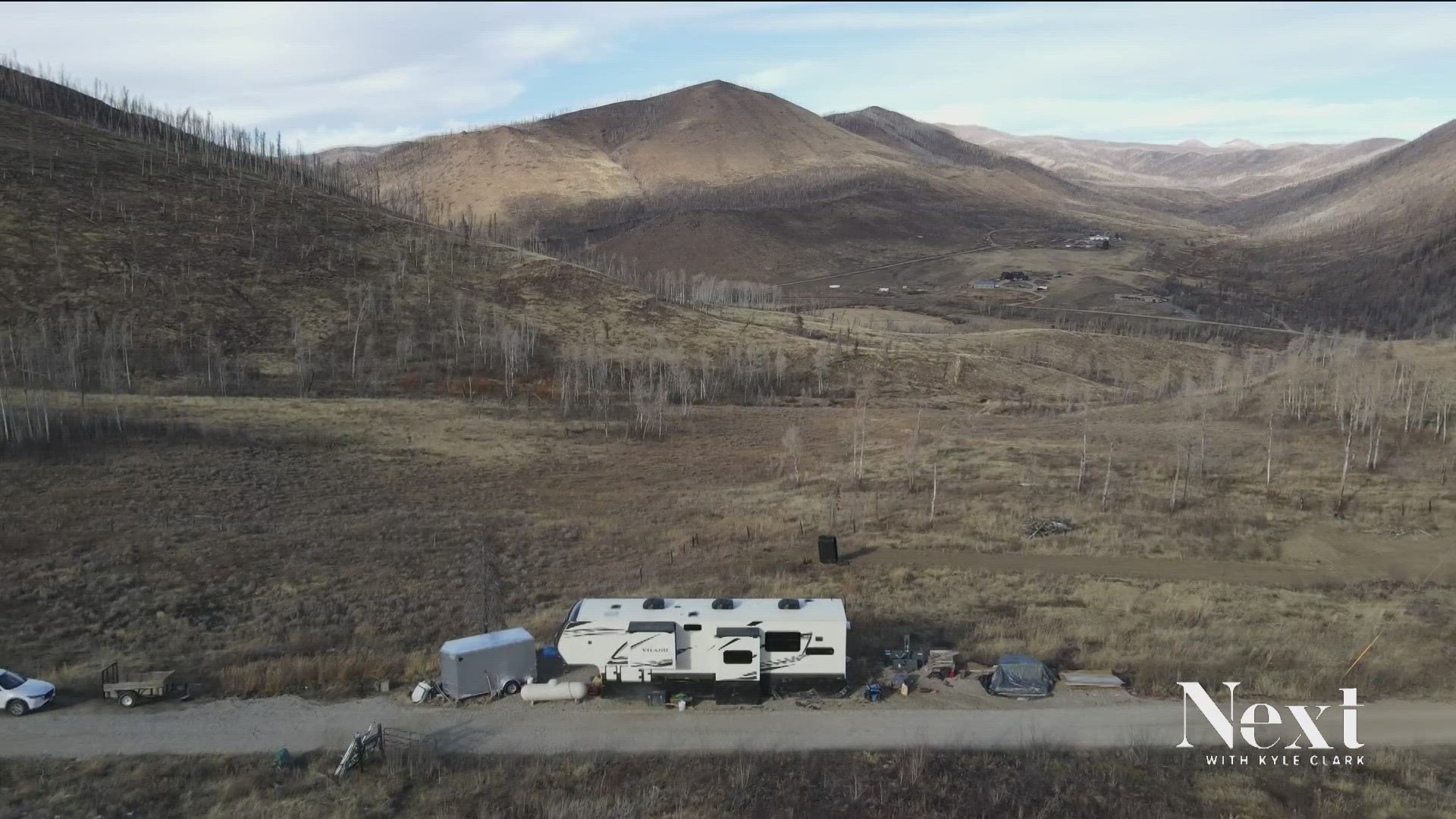 Some are living in RVs on their burned property after struggling to find contractors in the rural part of Colorado.