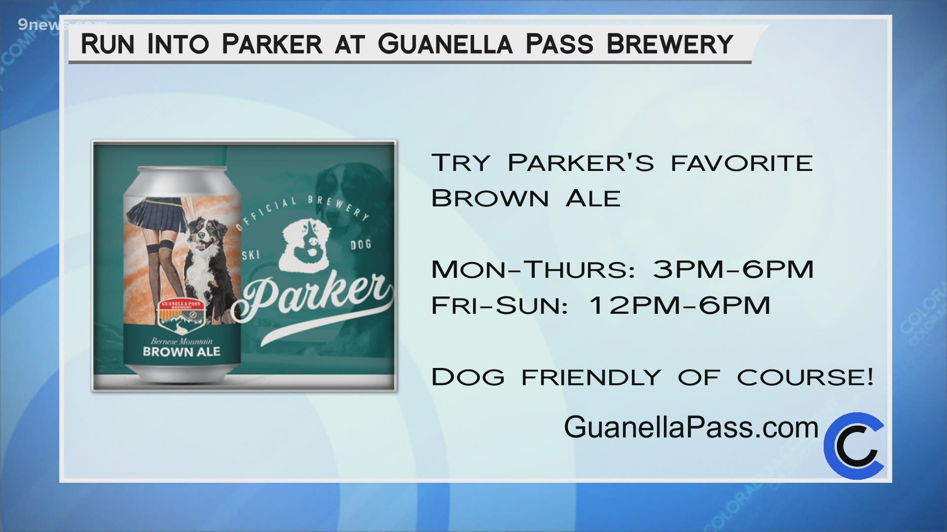 Visit Beautiful Georgetown today. Stop by Guanella Pass Brewery and try out Mayor Parker's favorite Brown Ale.