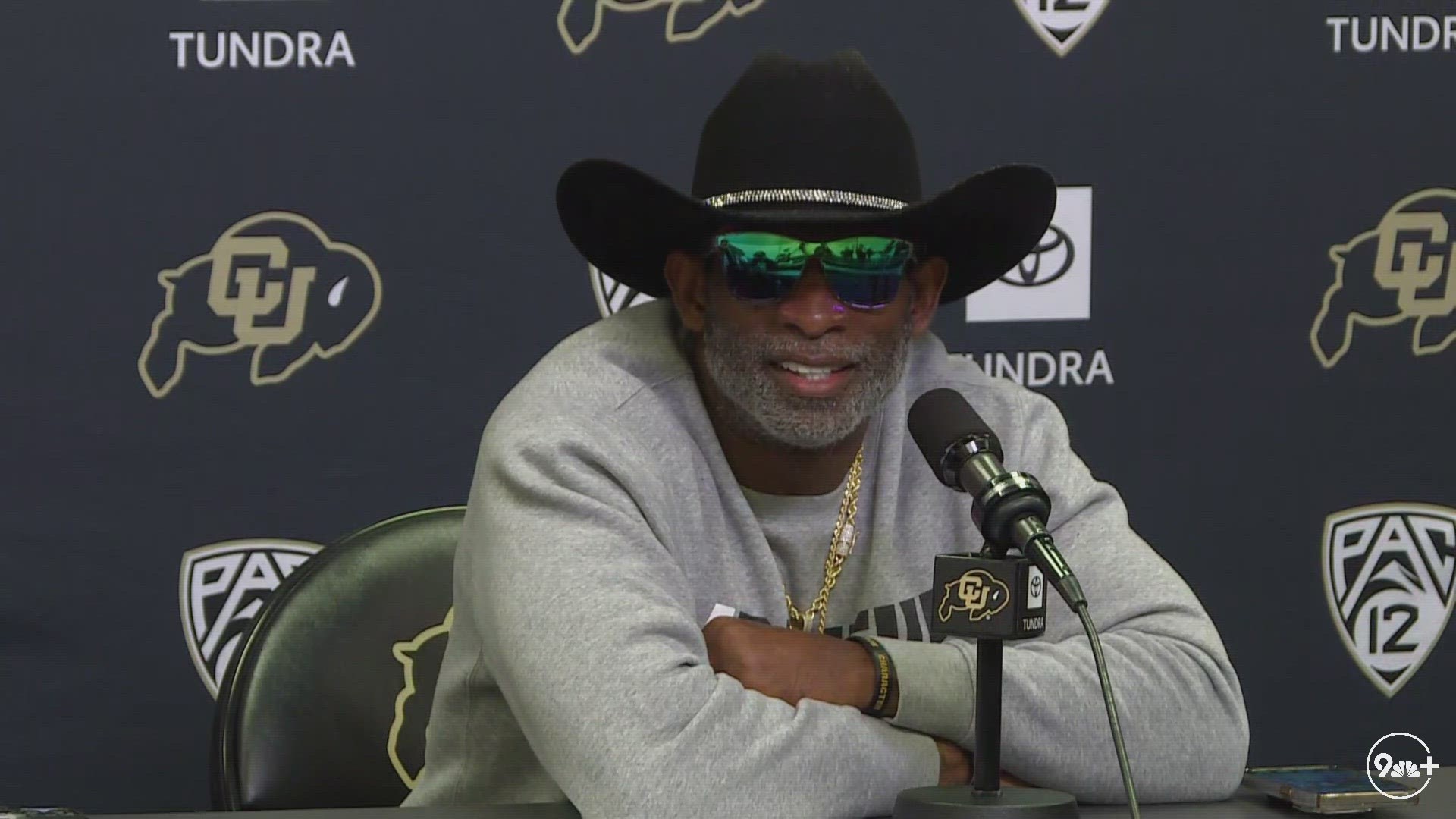 Colorado head coach Deion Sanders held his weekly news conference Tuesday morning as his team prepares to travel to Los Angeles.
