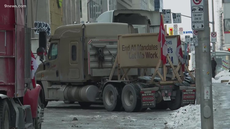 Truck protest could disrupt Super Bowl on Sunday