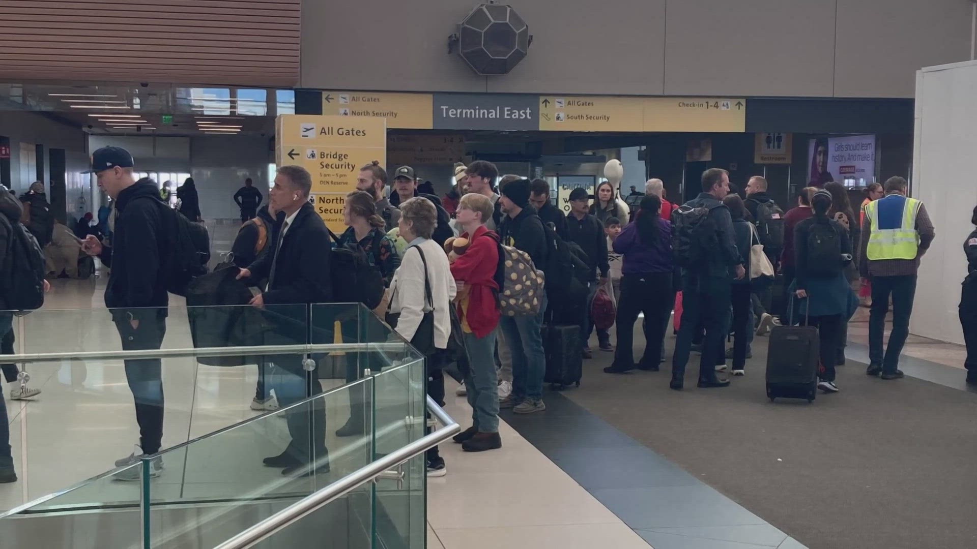 Normal operations resumed early Wednesday after crews completed repairs to the running surface of the trains that run between the concourses and the terminal.