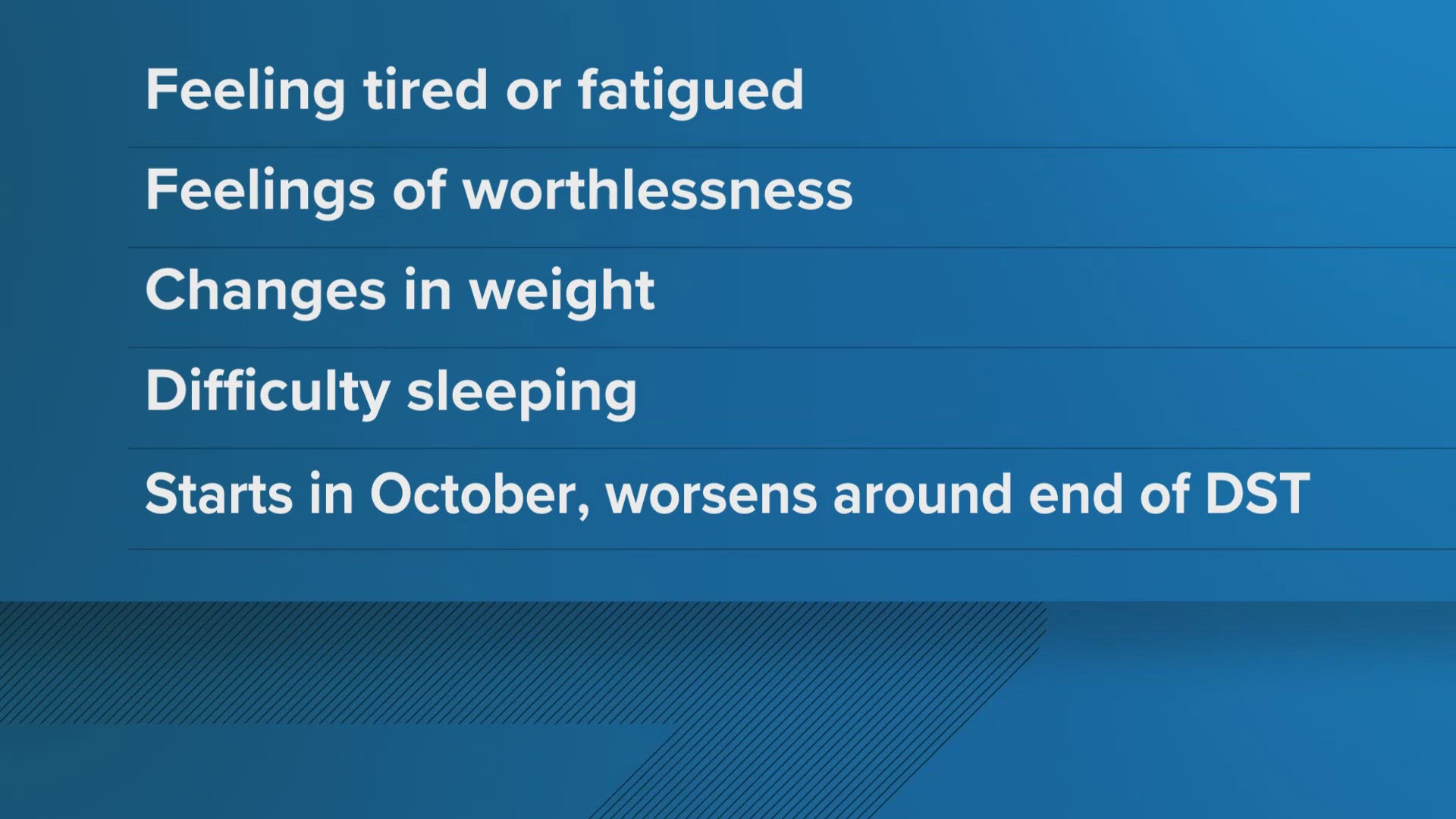 As Daylight Saving Time comes to an end, we discuss common mood changes that come as days get "shorter."