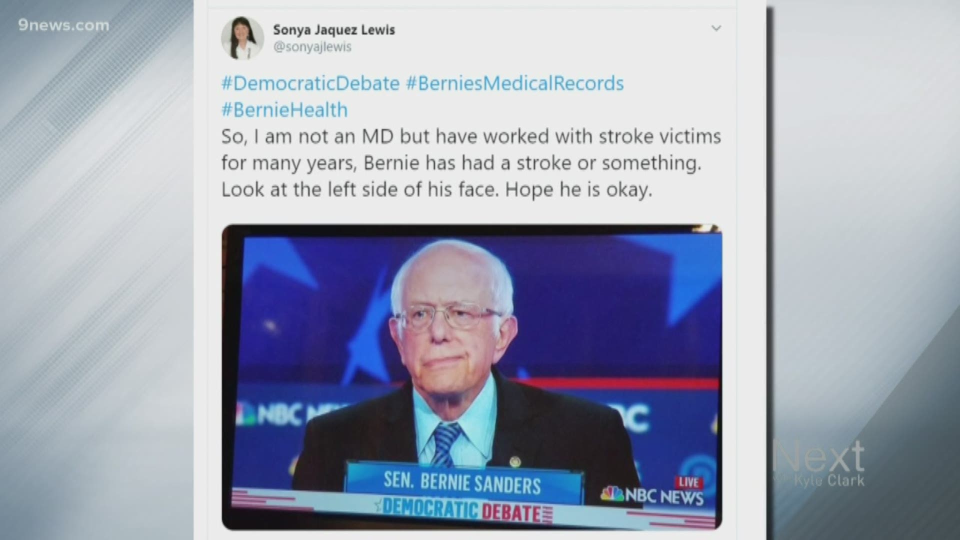 State Rep. Sonya Jaquez-Lewis deleted a tweet claiming, without evidence, that Bernie Sanders had a stroke.