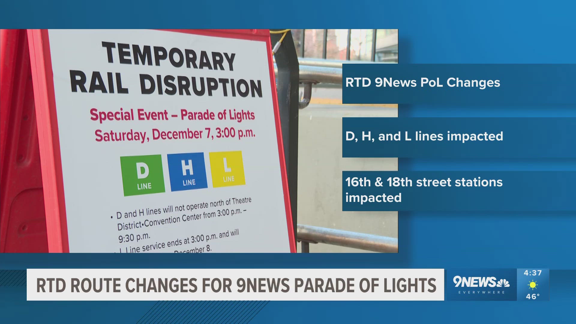 9NEWS Parade of Lights in Denver Time, route, TV and streaming details