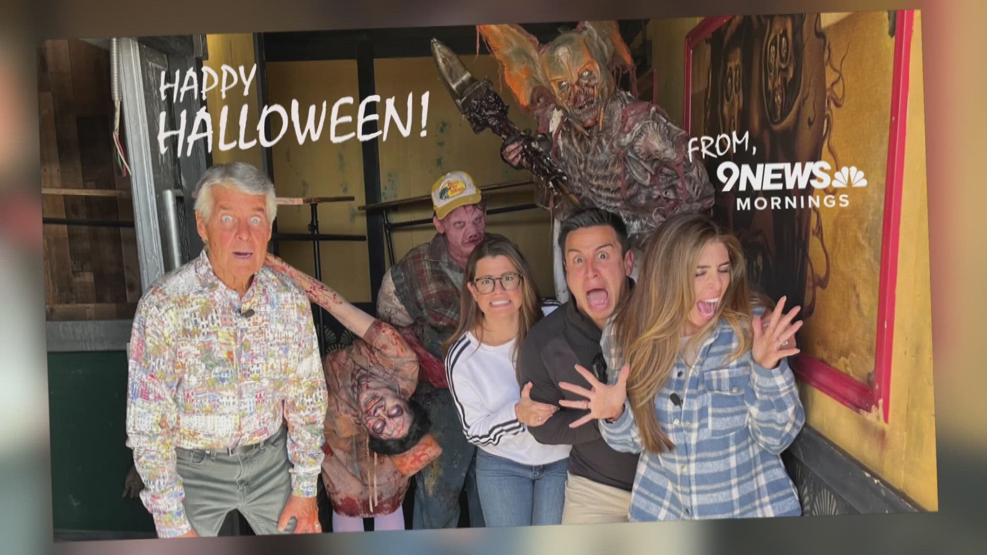 With Halloween just around the corner, the 9NEWS Morning team went to check out all the scares at the 13th Floor Haunted House.