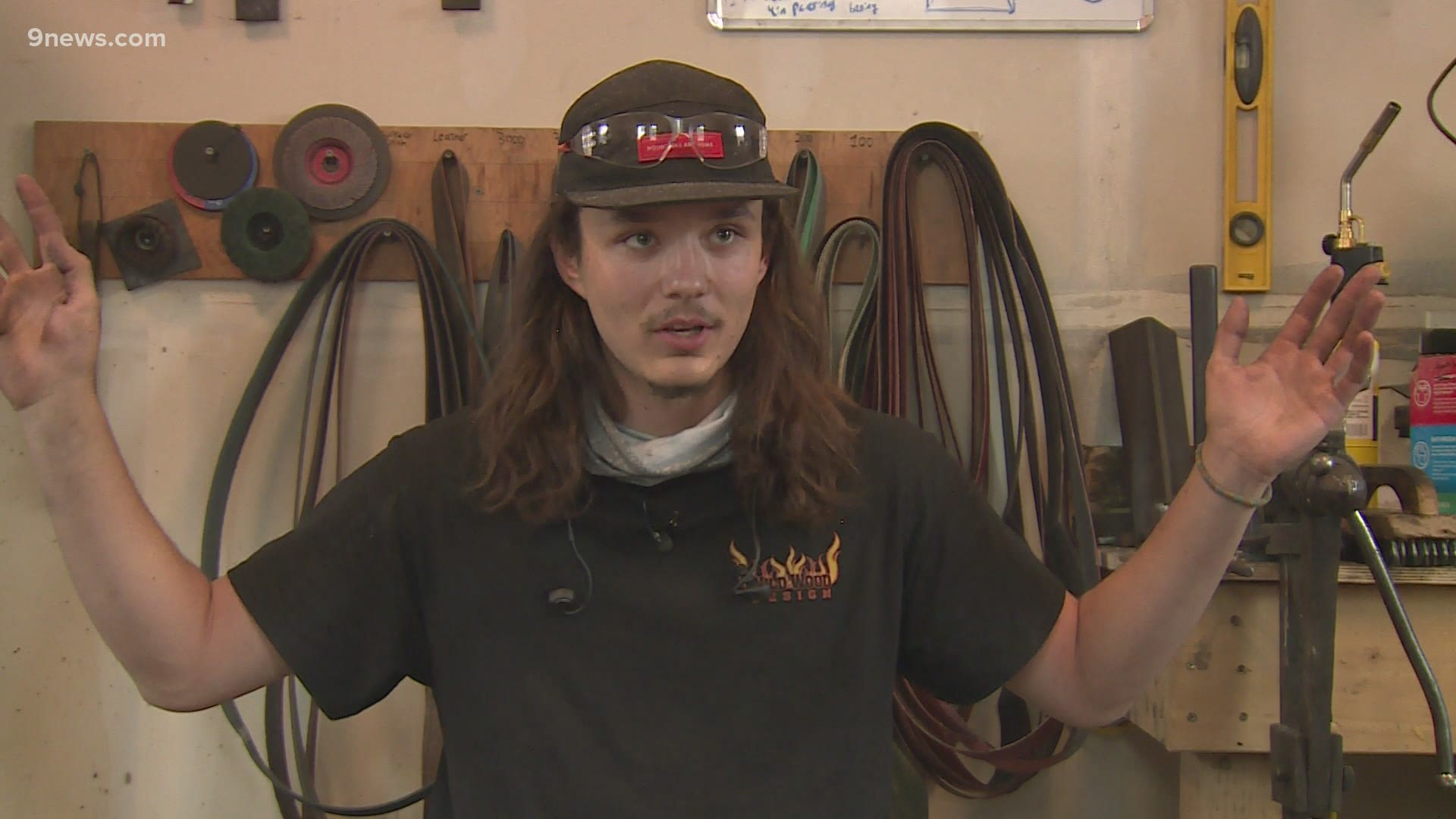 A 19-year-old from Boulder is an award-winning blacksmith and passionate slackliner.