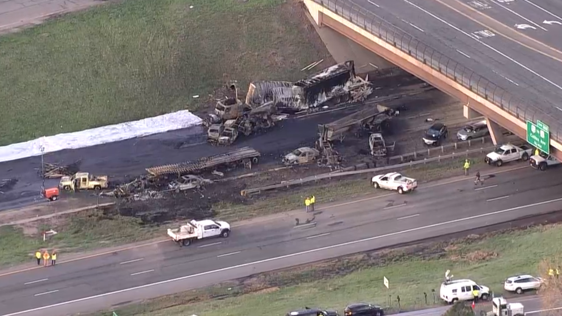 PHOTOS A look at the aftermath of the fiery crash on Colorado's