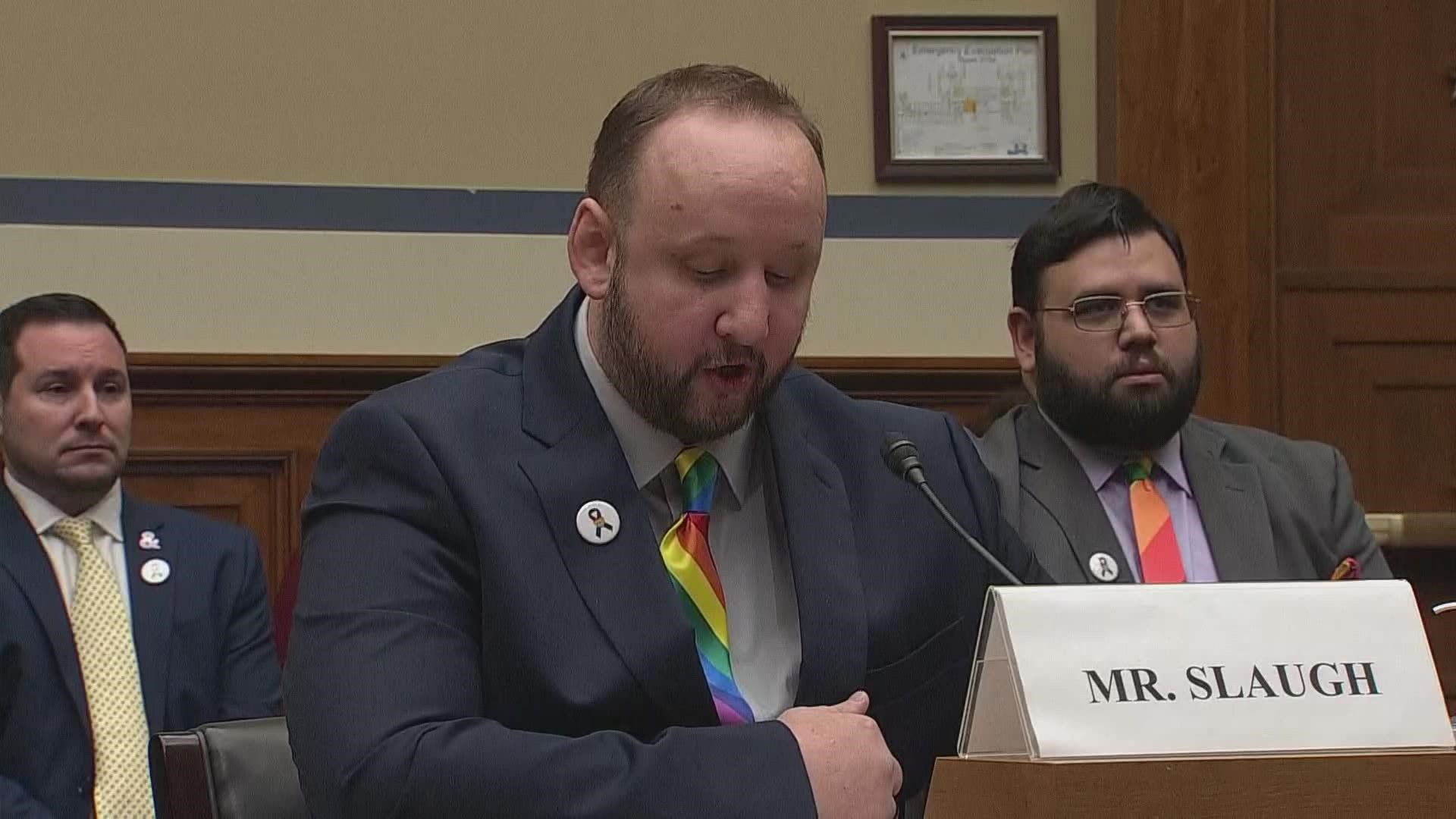 Survivors testified about the onslaught of threats and violence against LGBTQ+ community members as they urged lawmakers to ban some semiautomatic guns.