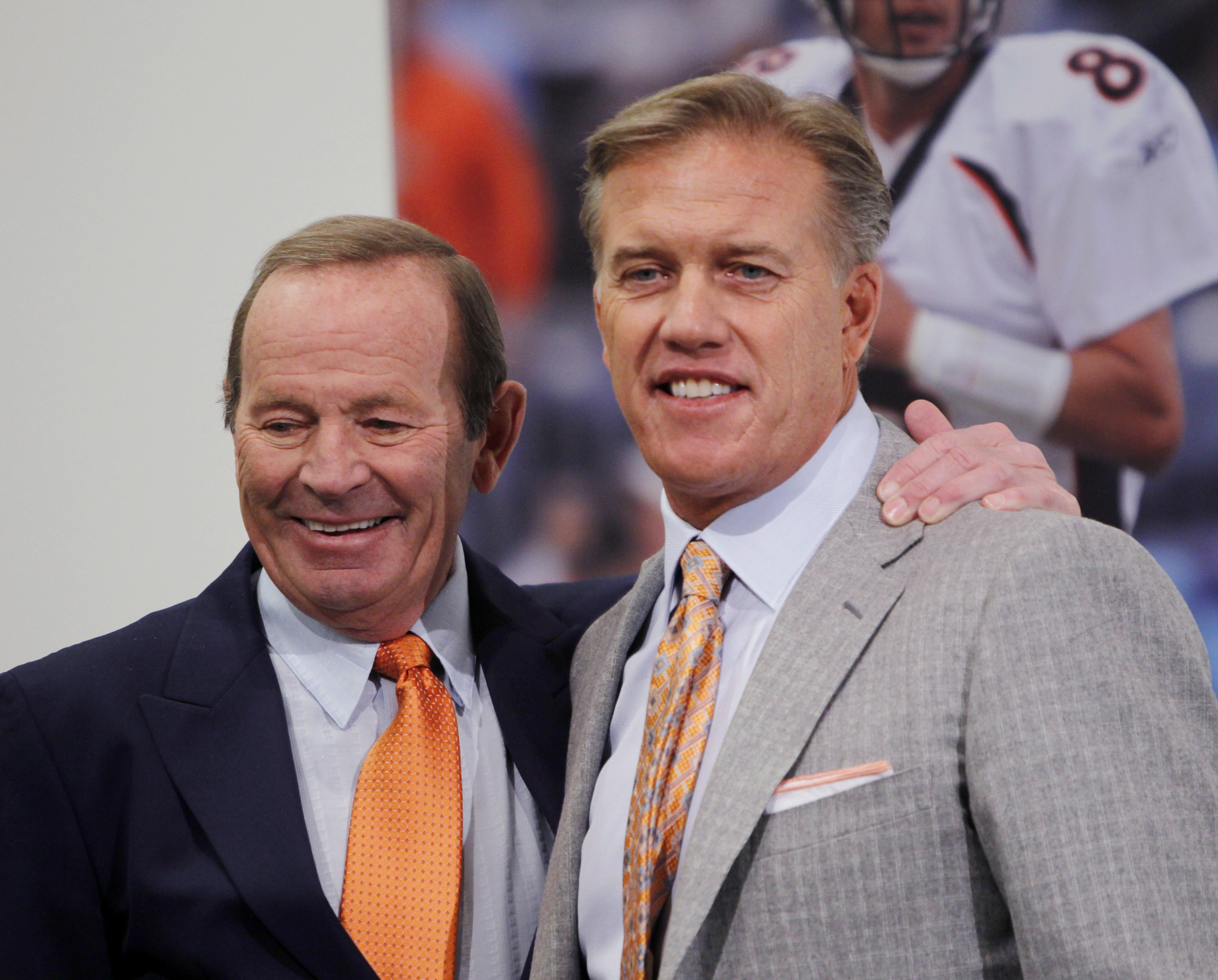 Helmet decals honoring Pat Bowlen added before start of training camp