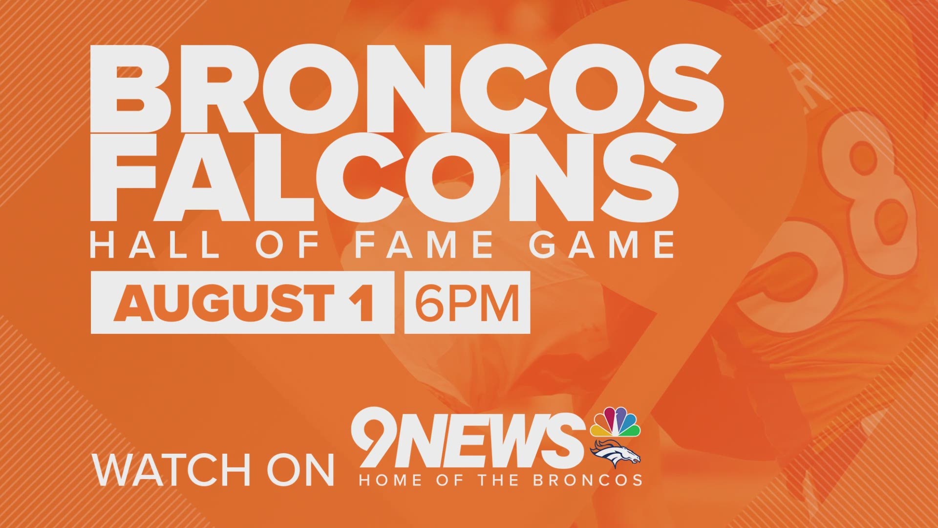 Denver Broncos to take on Falcons tonight in Hall of Fame game