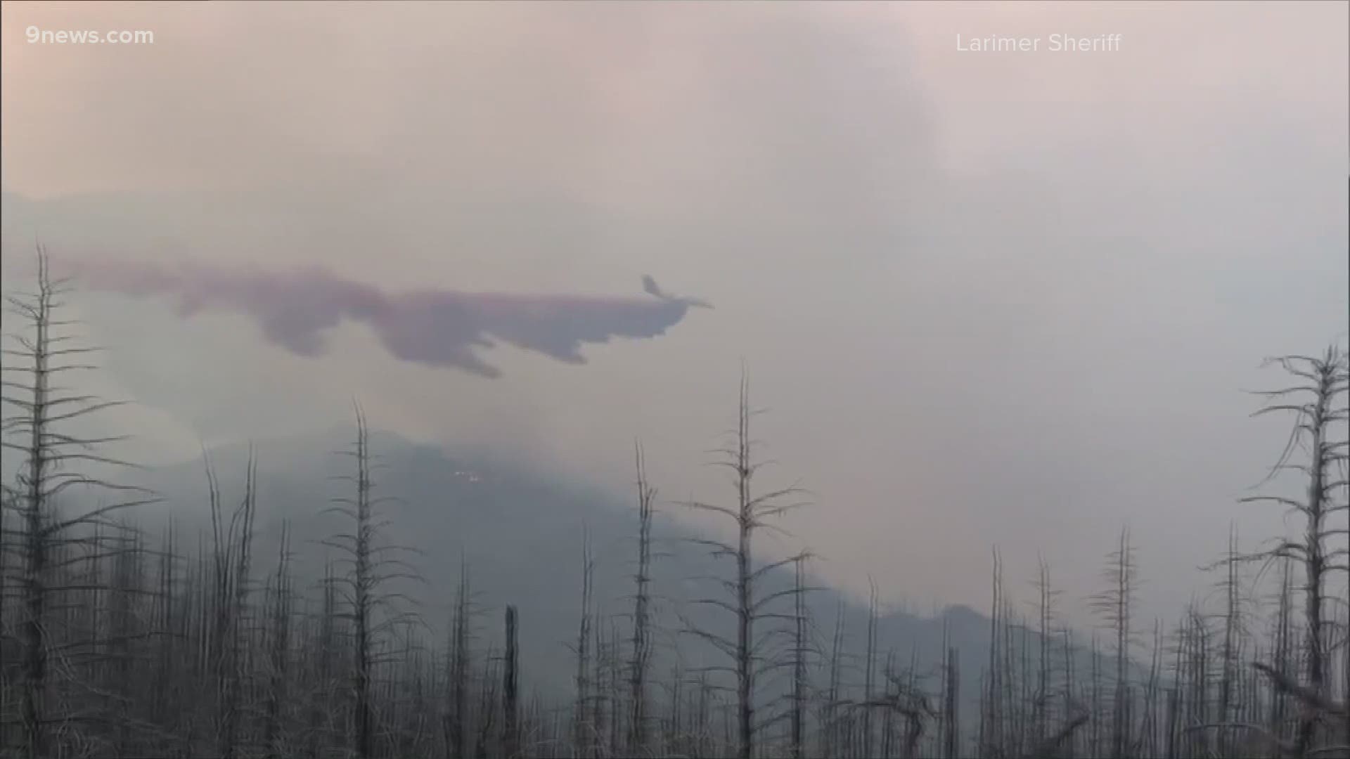The Lewstone Fire was estimated at 165 acres on Sunday morning.