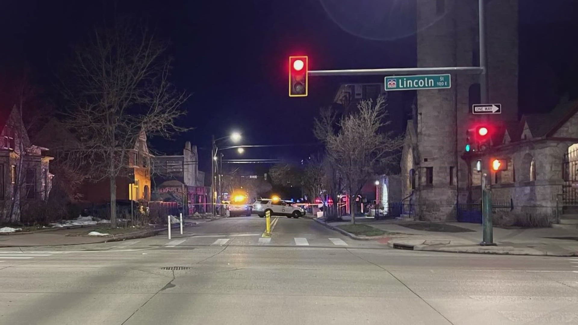 The shooting happened early Monday morning at North Broadway and East Ellsworth Avenue.