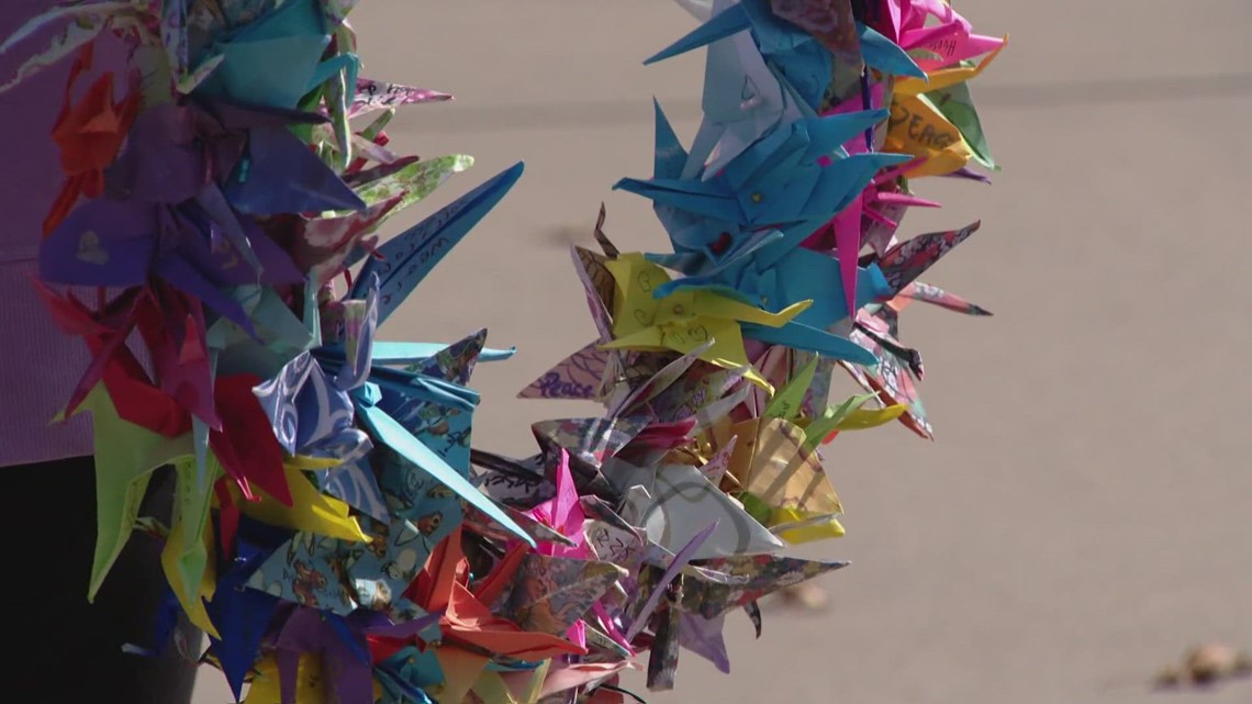 7/20 Memorial Foundation sends paper crane wreaths to Maine - Vimarsana News