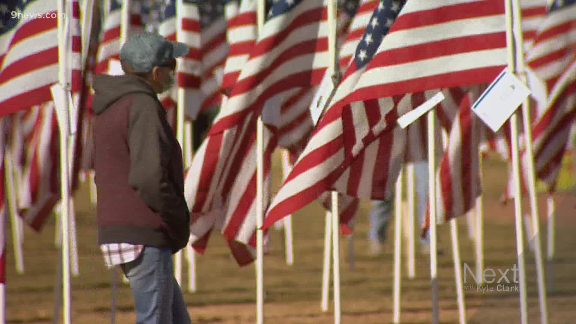 While it’s designed to celebrate veterans, the Field of Honor is also intended to recognize first responders who, organizers say, deserve praise for their sacrifice.
