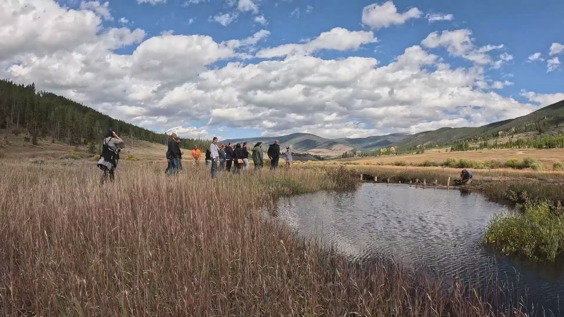 Teams have spend the last six weeks building small dams to restore ground water flows that eventually end up in the Dillon Reservoir.