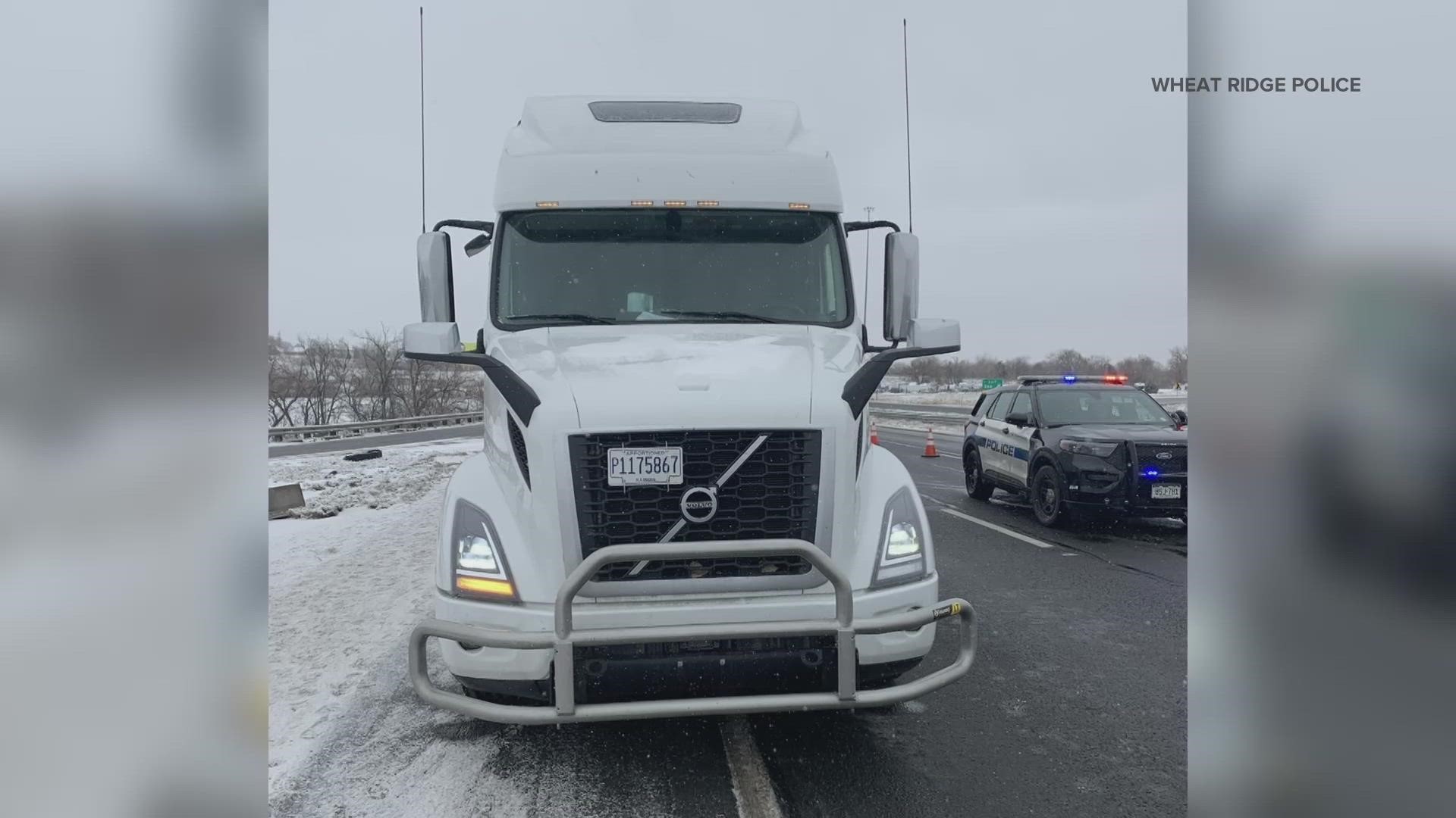 Wheat Ridge police are investigating an altercation on Interstate 70 near the Ward Road exit that left a truck driver shot early Sunday morning.