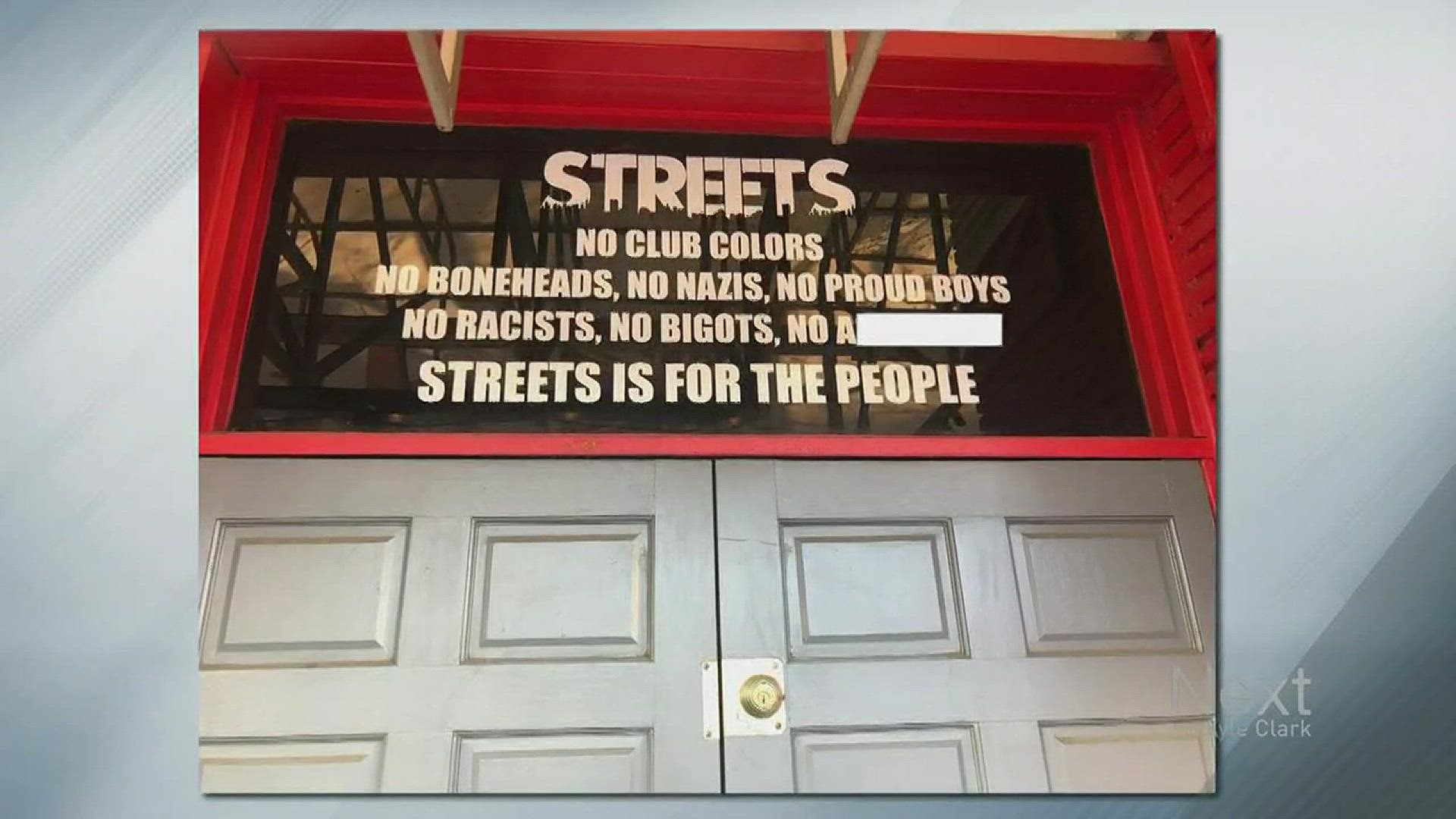 Streets of London on Colfax has a new owner, who wants to make it clear that any Nazis who enter his bar or cause trouble will be kicked out. He said he had to clarify this based on rumors.