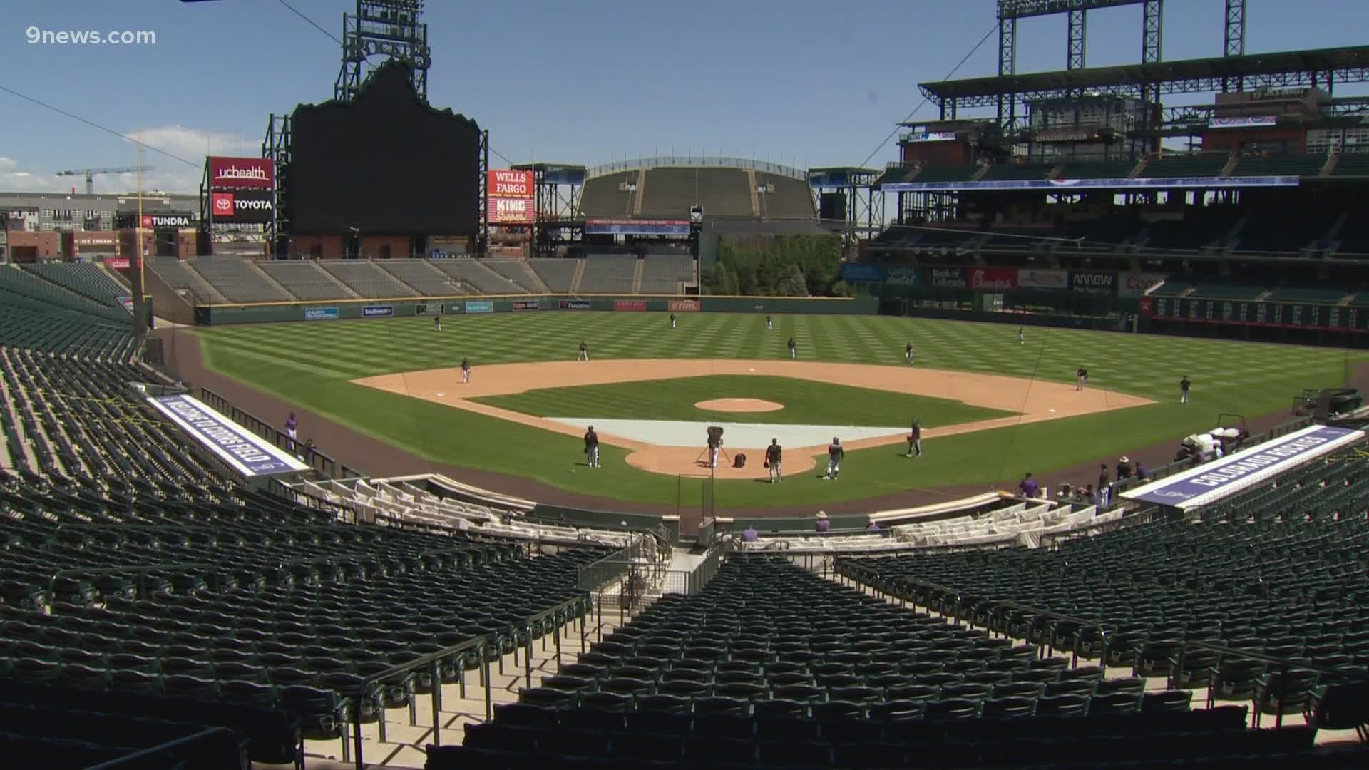 The Colorado Department of Public Health and Environment is reviewing a plan from the Colorado Rockies to host fans at Coors Field.
