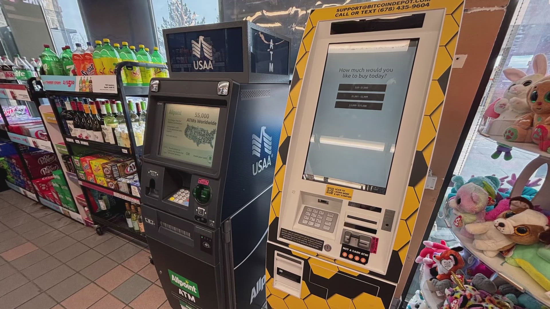 Cryptocurrency ATMs being used for scams