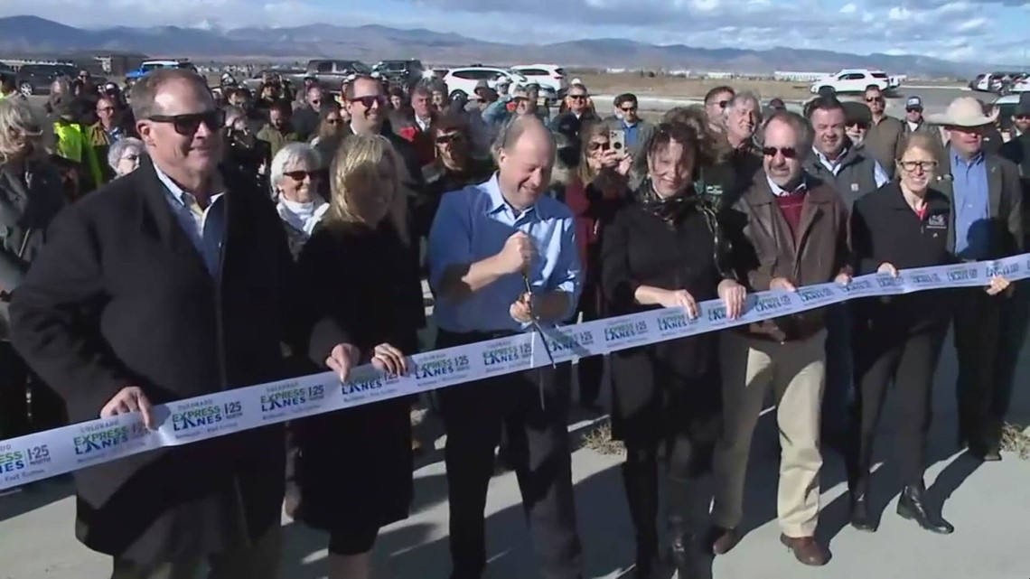 CDOT cuts ribbon for I-25 express lanes between Berthoud and Fort ...