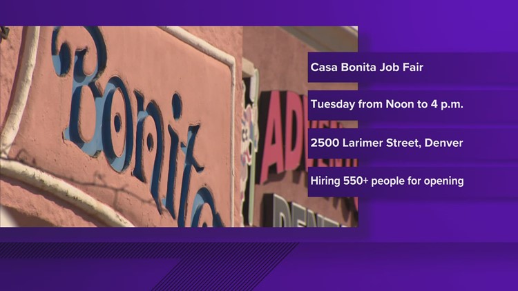 Casa Bonita holding job fair this week