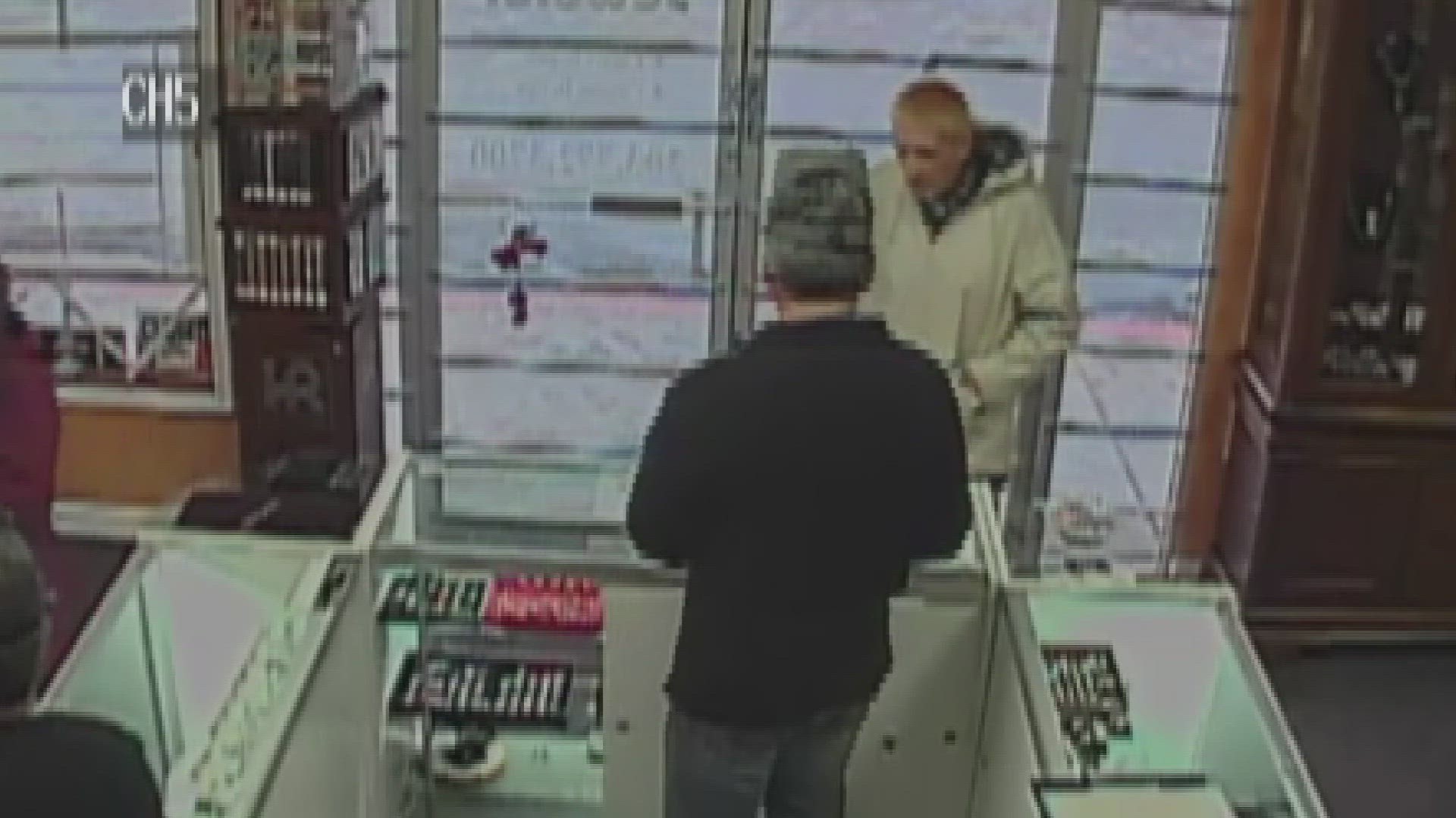 James Margulis is accused of stealing from at least eight jewelry stores in two months.