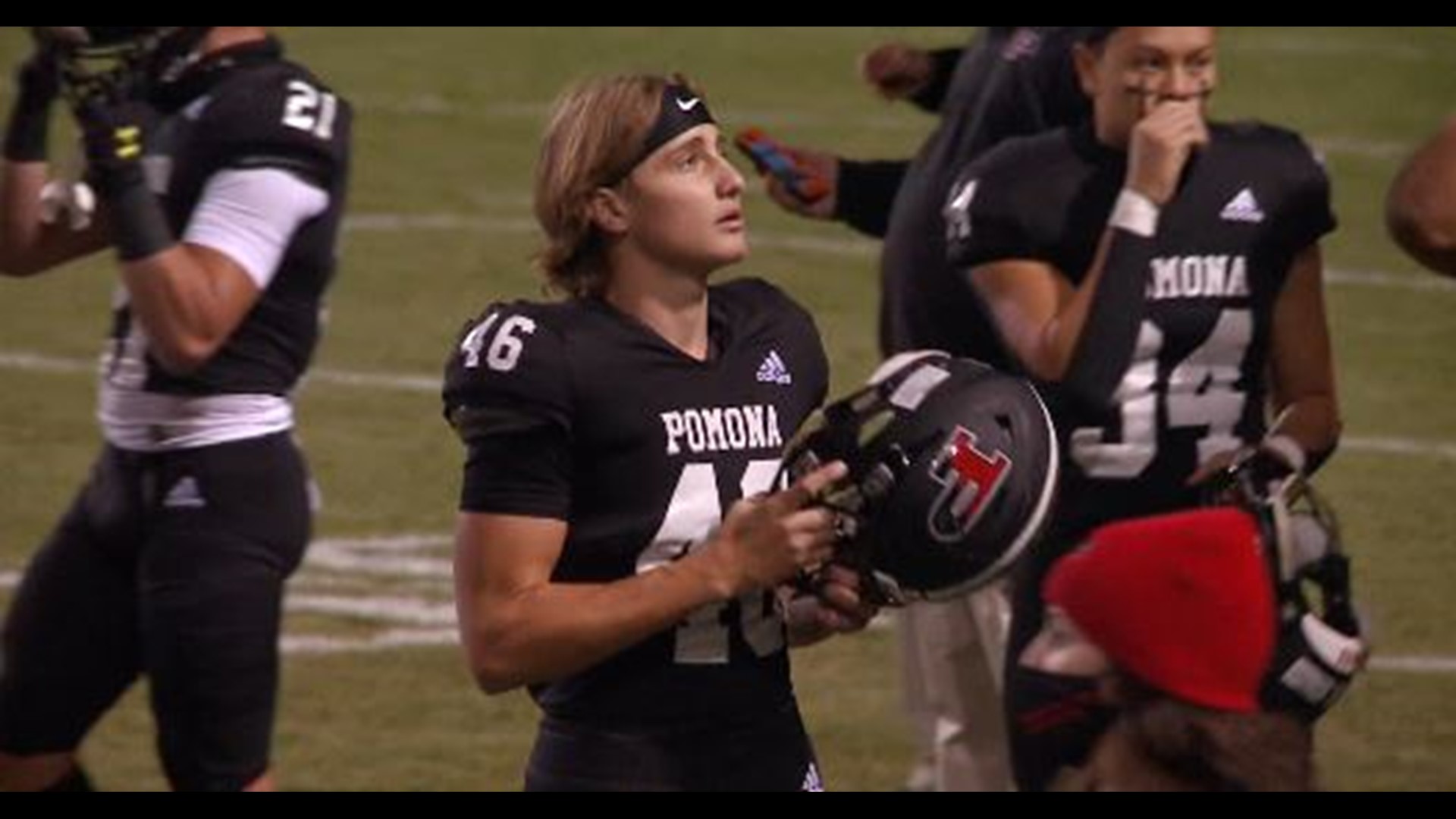 Pomona senior Marcus Geypens is playing in the state semifinals only 17 months after suffering a near-fatal accident that left him intubated with internal injuries.