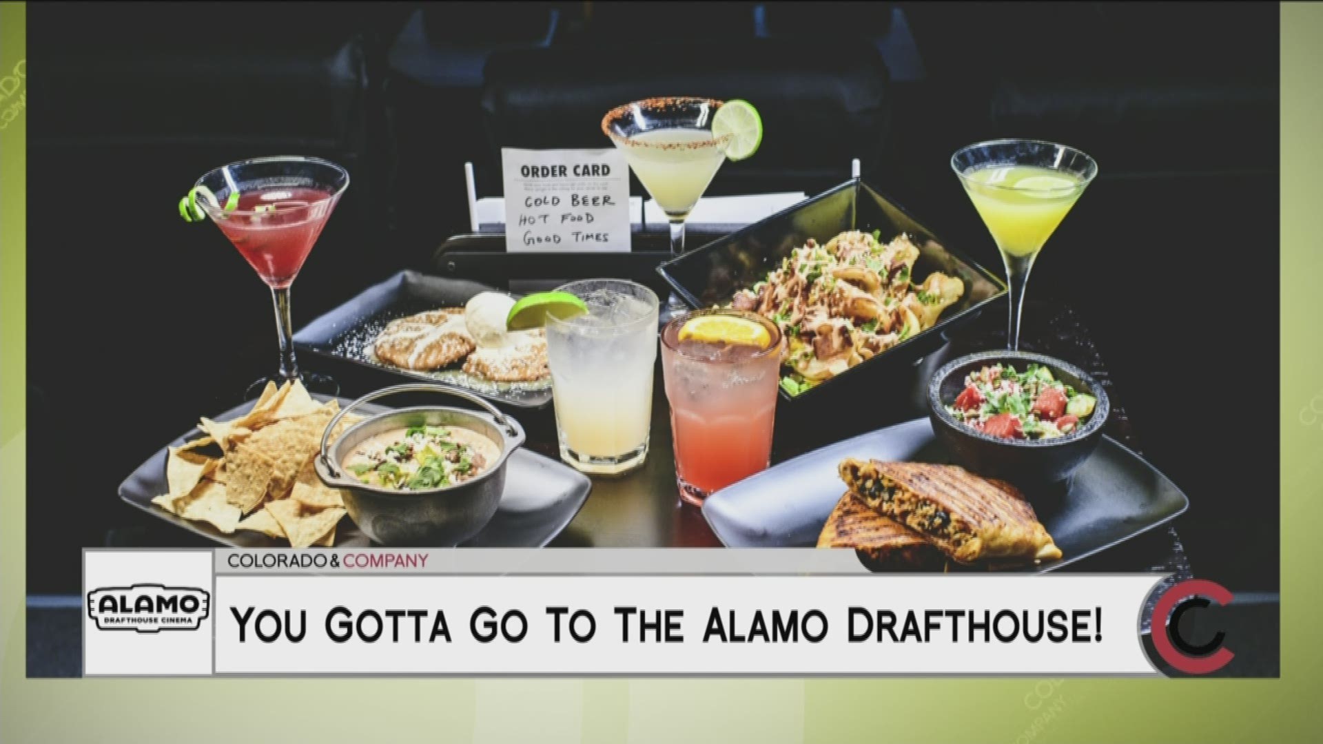 Go to the Alamo Drafthouse for an elevated movie going experience. Go hungry to enjoy food and brews from their new fall menu. Go online to Drafthouse.com.