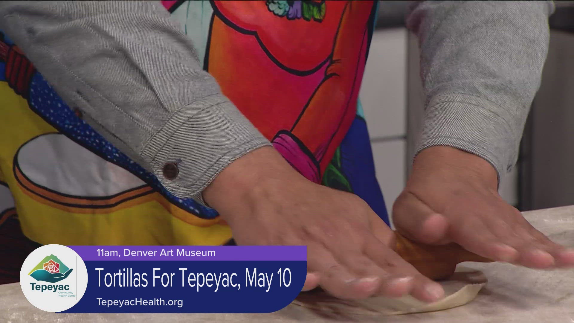 See the celebrity roll-off at Tortillas For Tepeyac this Friday, May 10th at 11am at Denver Art Museum. For tickets and more information go to TepeyacHealth.org.