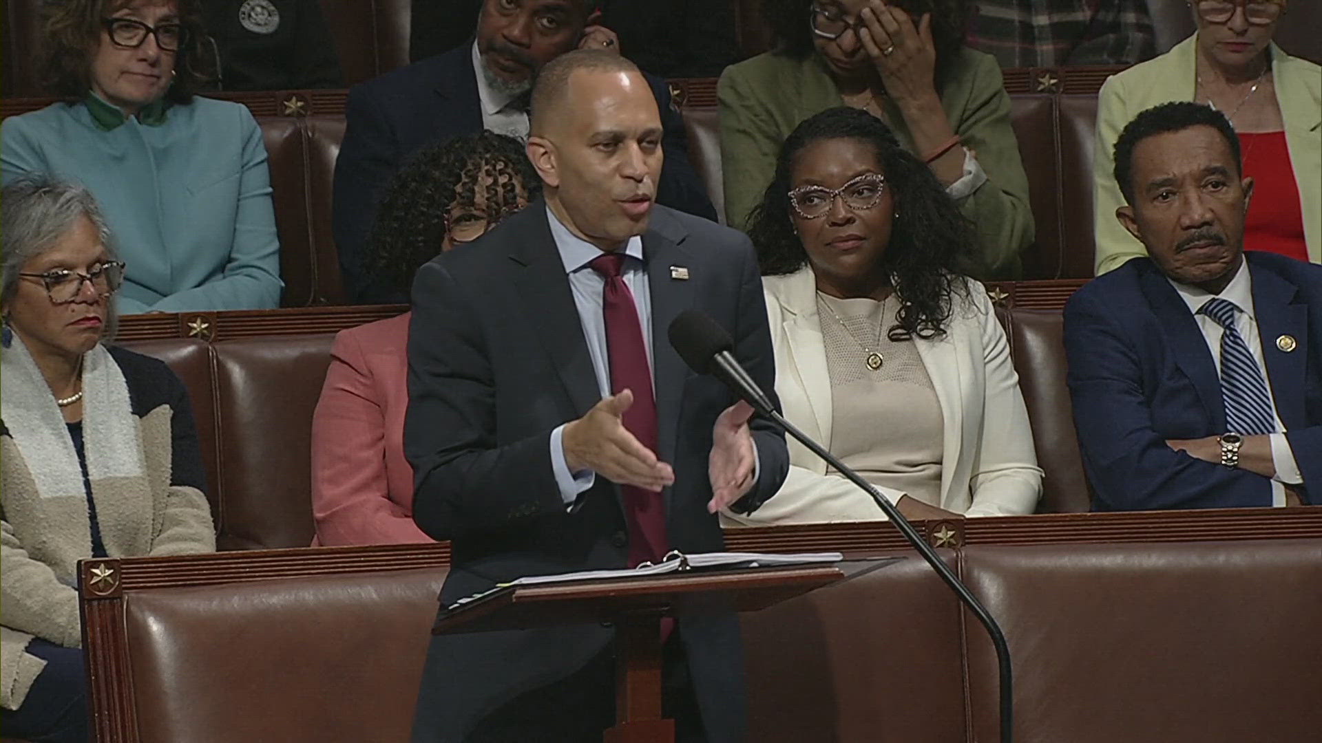Democratic House Minority Leader Hakeem Jeffries' speech of nearly nine hours blasted the newly passed tax cut bill, highlighting its steep Medicaid cuts. 
