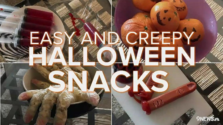 Easy and creepy Halloween snacks you can make at home