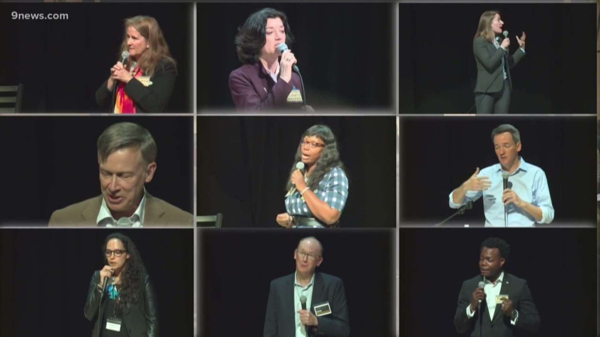 All the active Democratic candidates running for U.S. Senate were on the same stage in Longmont on Sunday – just not at the same time.