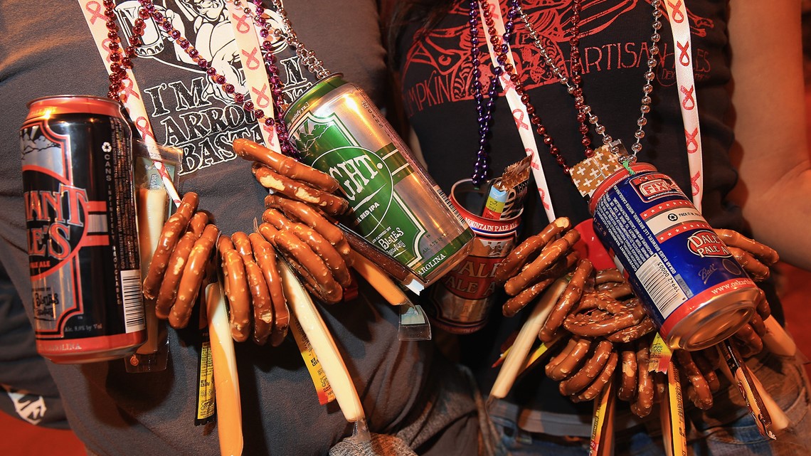 A Beer Festival Inspires Visitors to Craft Inventive Pretzel Necklaces as  Snacks