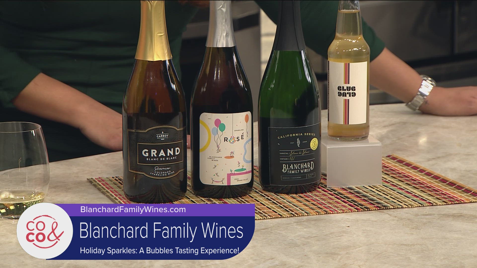 Visit Blanchard Family Wines at Dairy Block and partake in the Holiday Sparkle, a bubbles tasting experience. Go to BlanchardFamilyWines.com for more. 