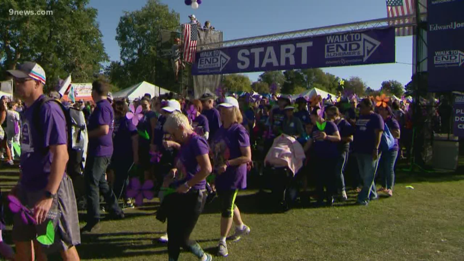 Thousands of people in the metro area contributed to finding a cure this weekend - helping the Alzheimer's Association raise atleast $998,000.