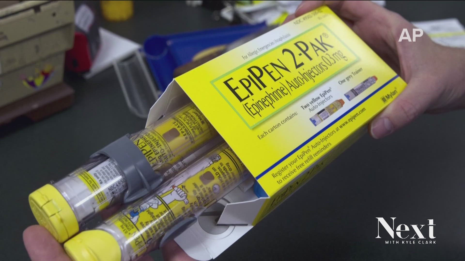 The law is supposed to cap the costs for EpiPens at $60. Pharmacists say they aren't getting the reimbursements from the manufacturer.