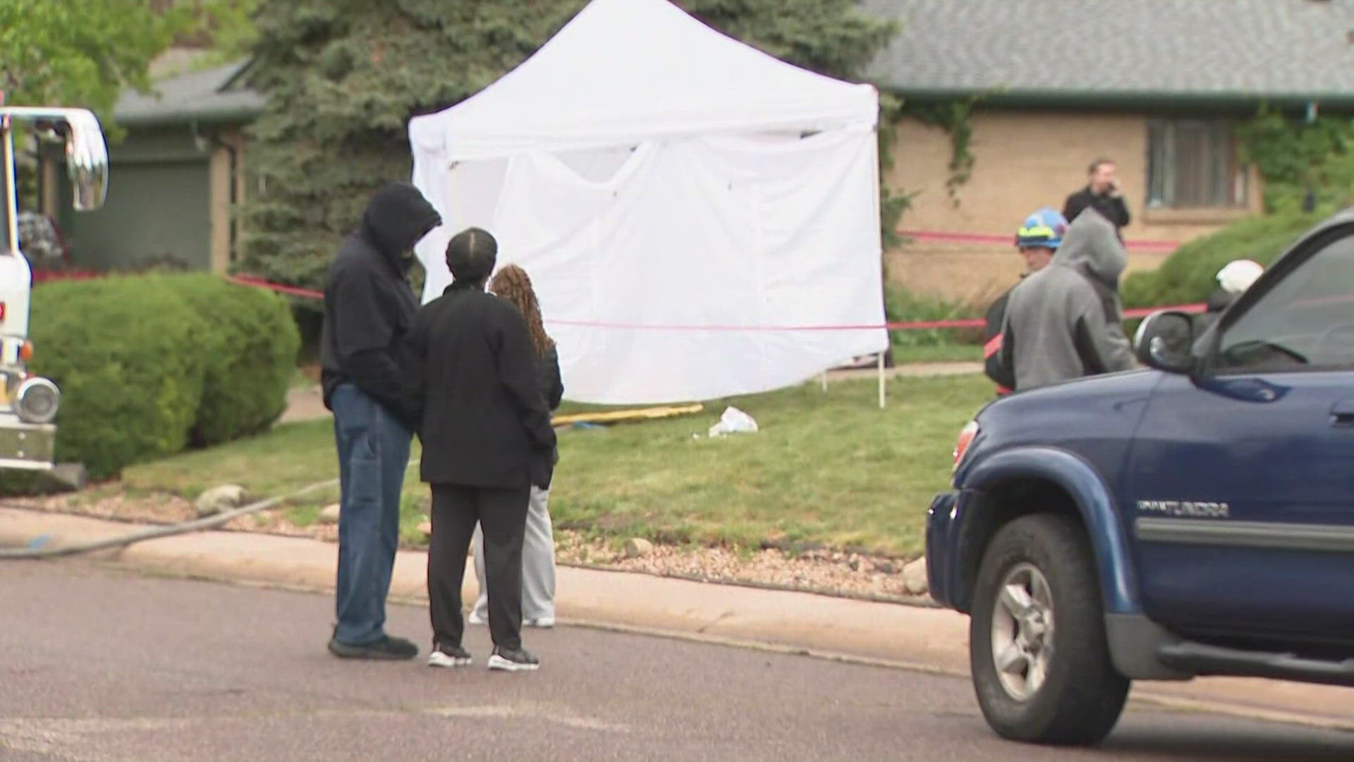 The fire happened at a home near East Dakota Avenue and South Niagara Street in Denver.
