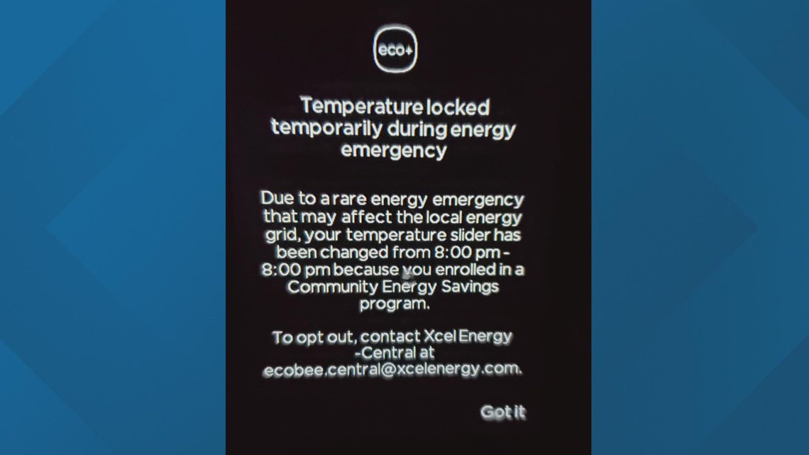 Xcel took over thermostats of thousands of customers for the first time