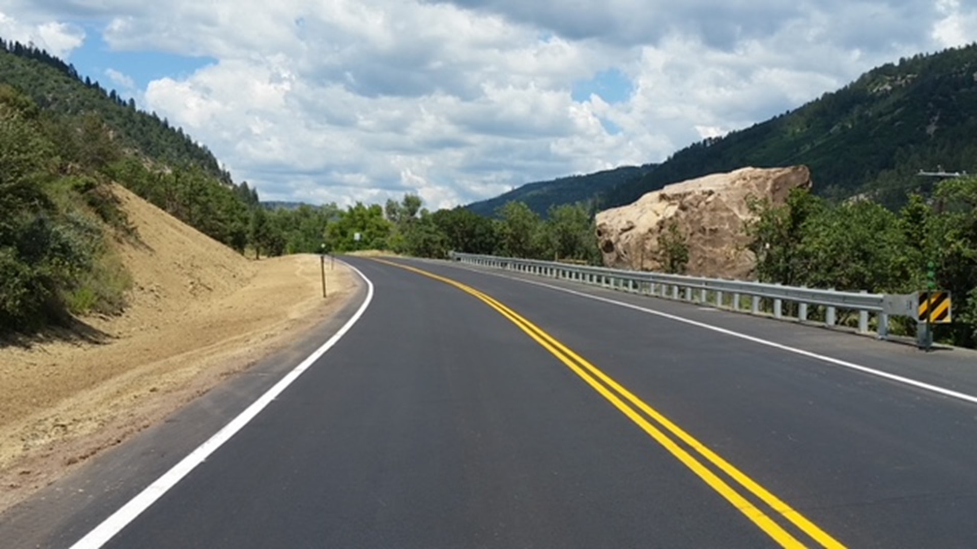 That huge rock that fell on a Colorado highway is officially a landmark ...