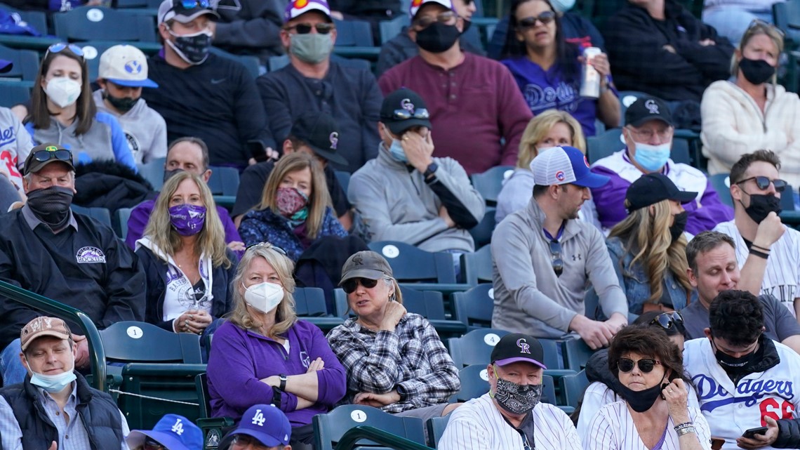 Masks are no longer required at Coors Field as of Friday