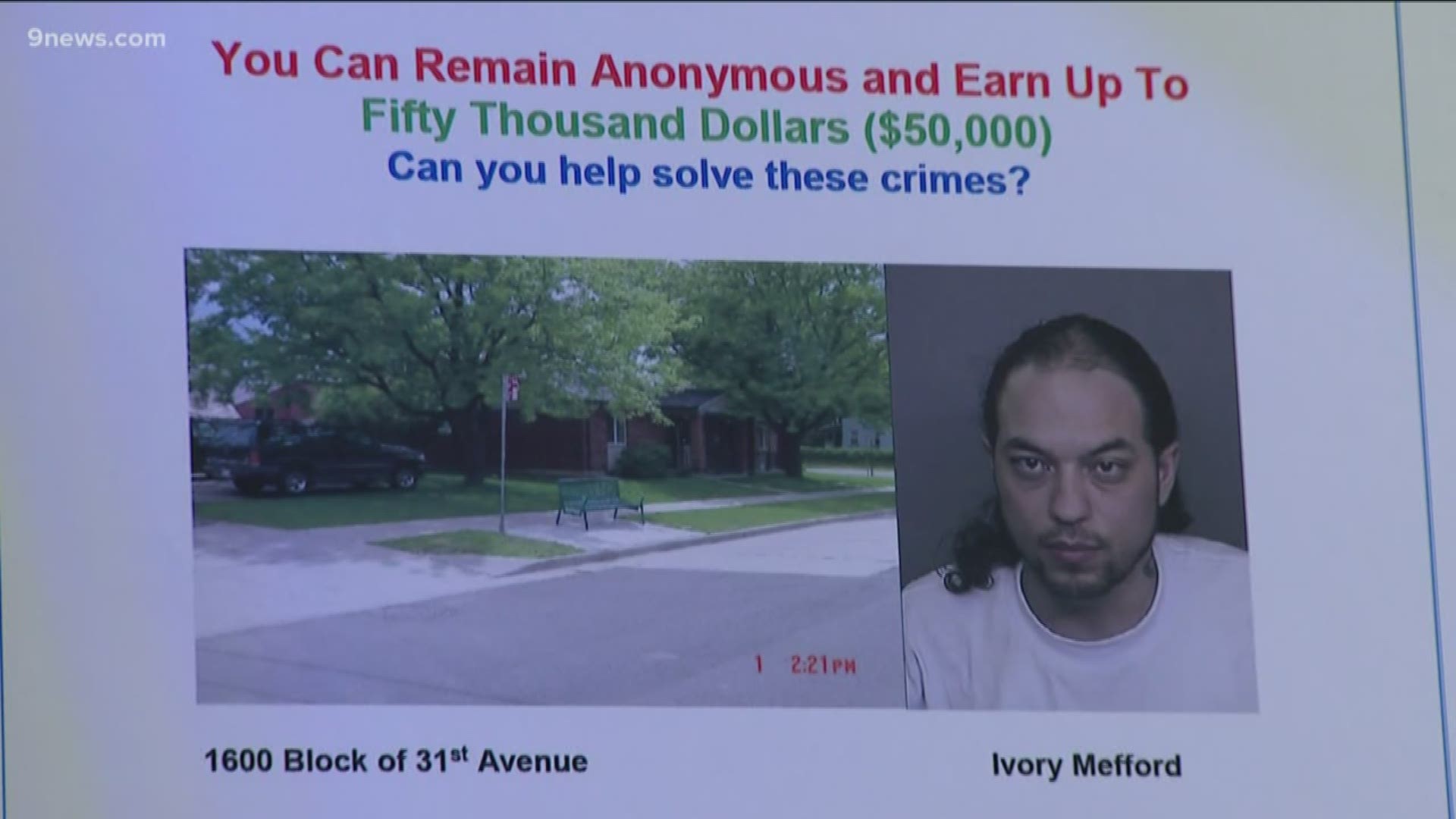Ivory Mefford was 28 when he was shot and killed in 2009 on East 31st Avenue in Denver's Whittier neighborhood.