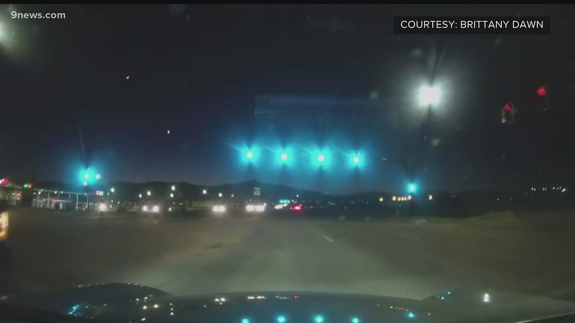 A video from Colorado Springs shows a 'fireball' streaking across the sky. This is one of thousands of bright meteors that enter the Earth's atmosphere every day.
