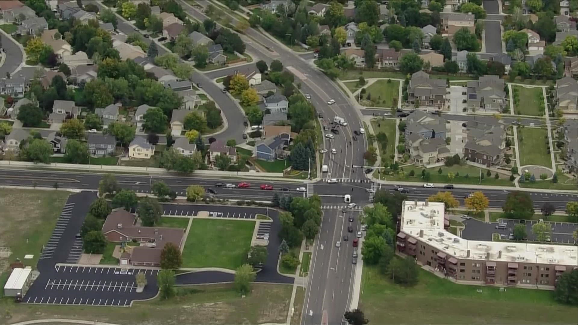 The shooting took place at the intersection of Sheridan and East Midway Boulevards according to the Broomfield Police Department.