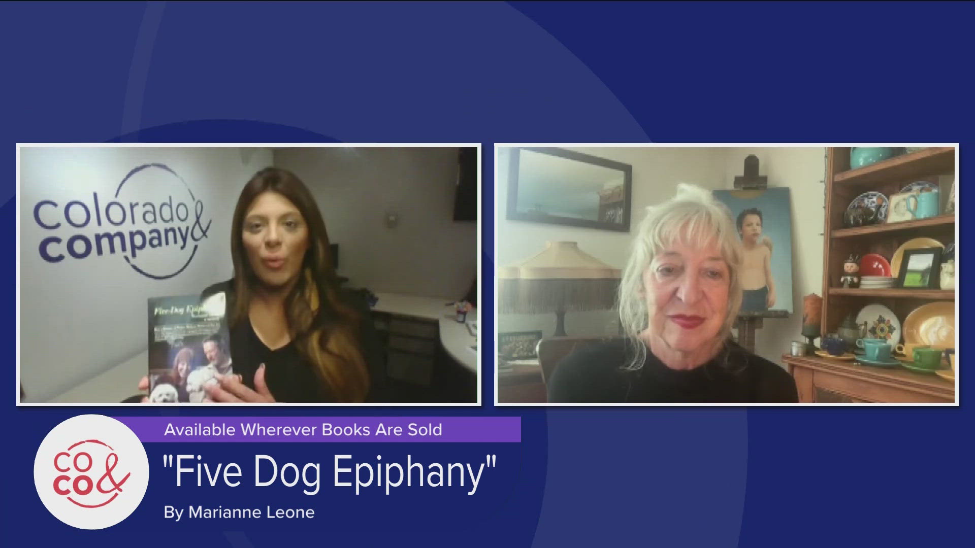 Get a copy of Marianne Leone's new book 'Five Dog Epiphany,' wherever books are sold.