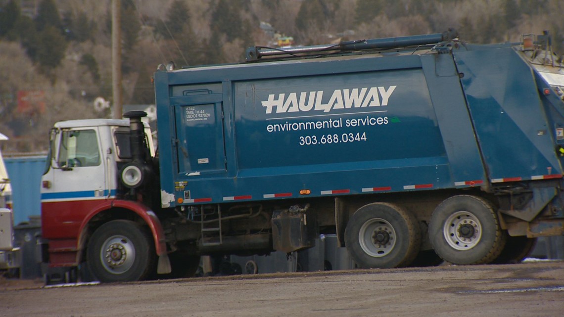 Haulaway trash service in Colorado working to resume pickup