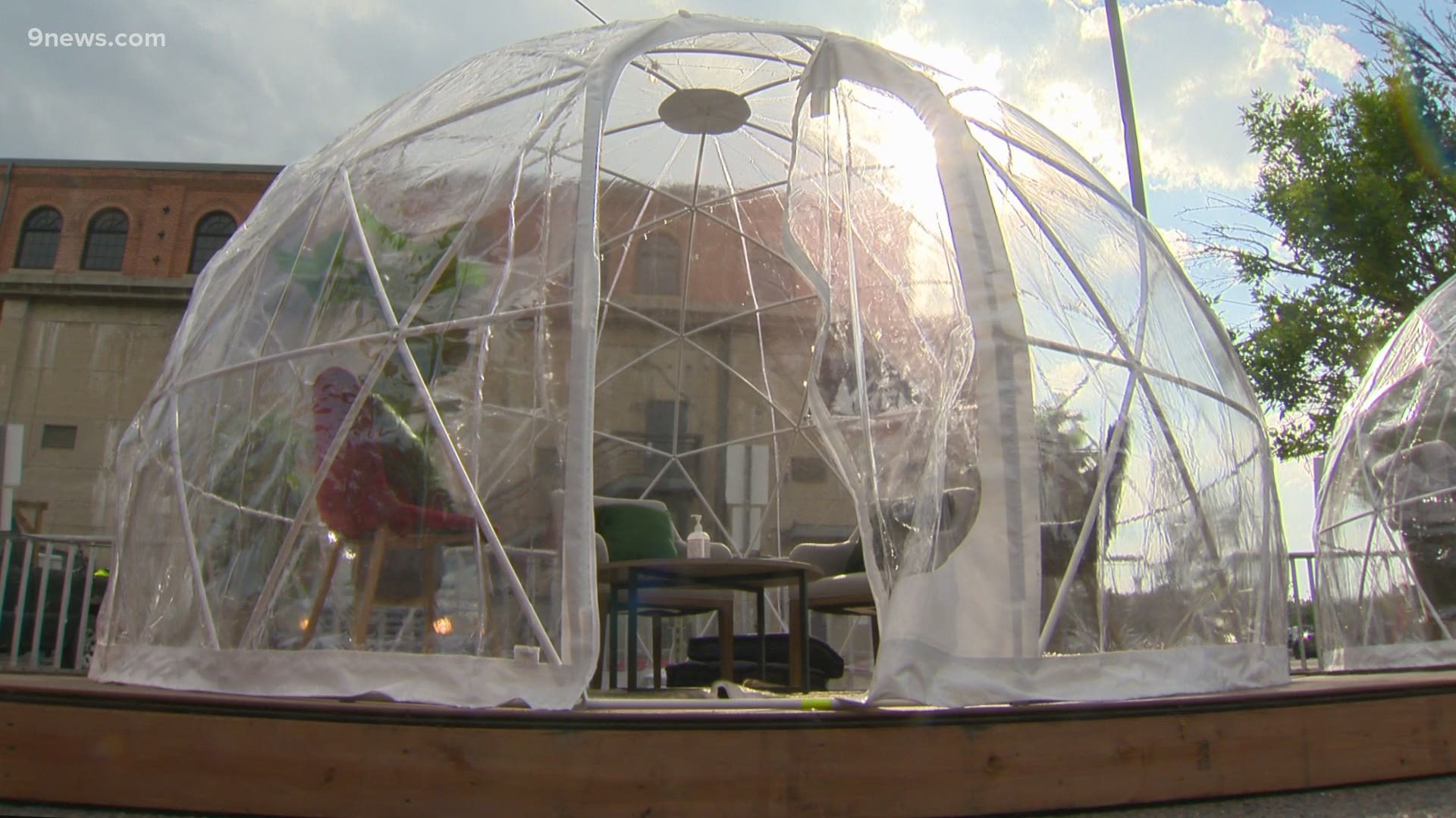 Some restaurants are getting creative to keep their outdoor dining customers warm when temperatures start to drop.