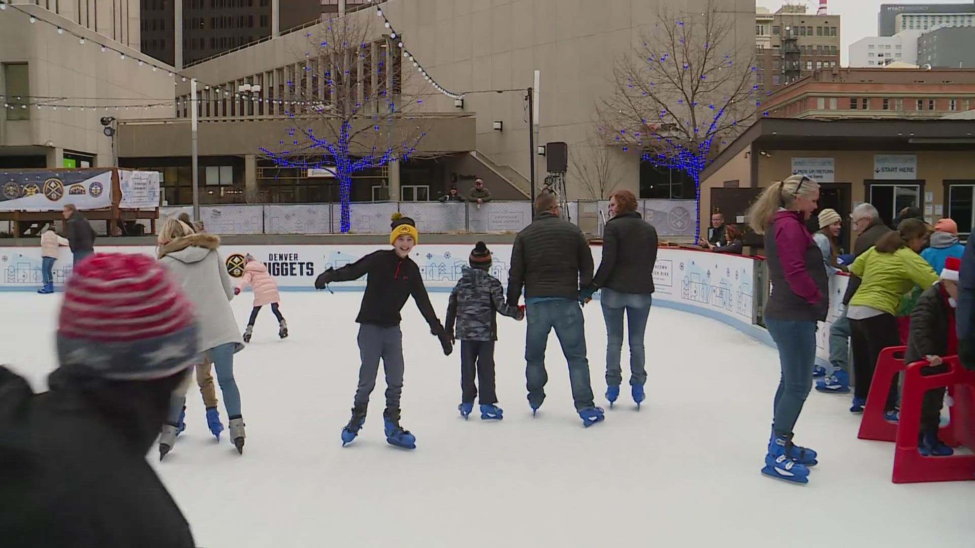 The Downtown Denver Rink will provide free skating in Skyline Park at 16th and Arapahoe streets from Monday, Nov. 20 through Sunday, Feb. 11.