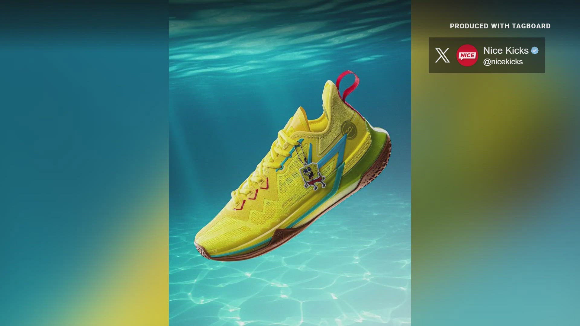 The Joker is launching an official Spongebob Squarepants-inspired shoe collection with a company called, 361 degrees.